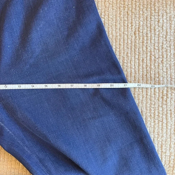 Vintage Blue Flare Jeans with Embroidery - Picture 8 of 9